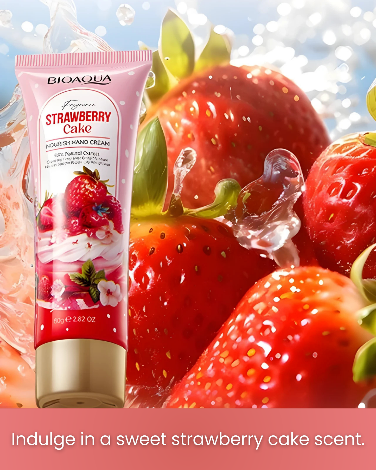 BIOAQUA - Strawberry Cake Hand Cream