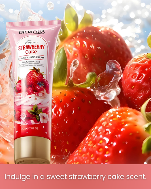 BIOAQUA - Strawberry Cake Hand Cream