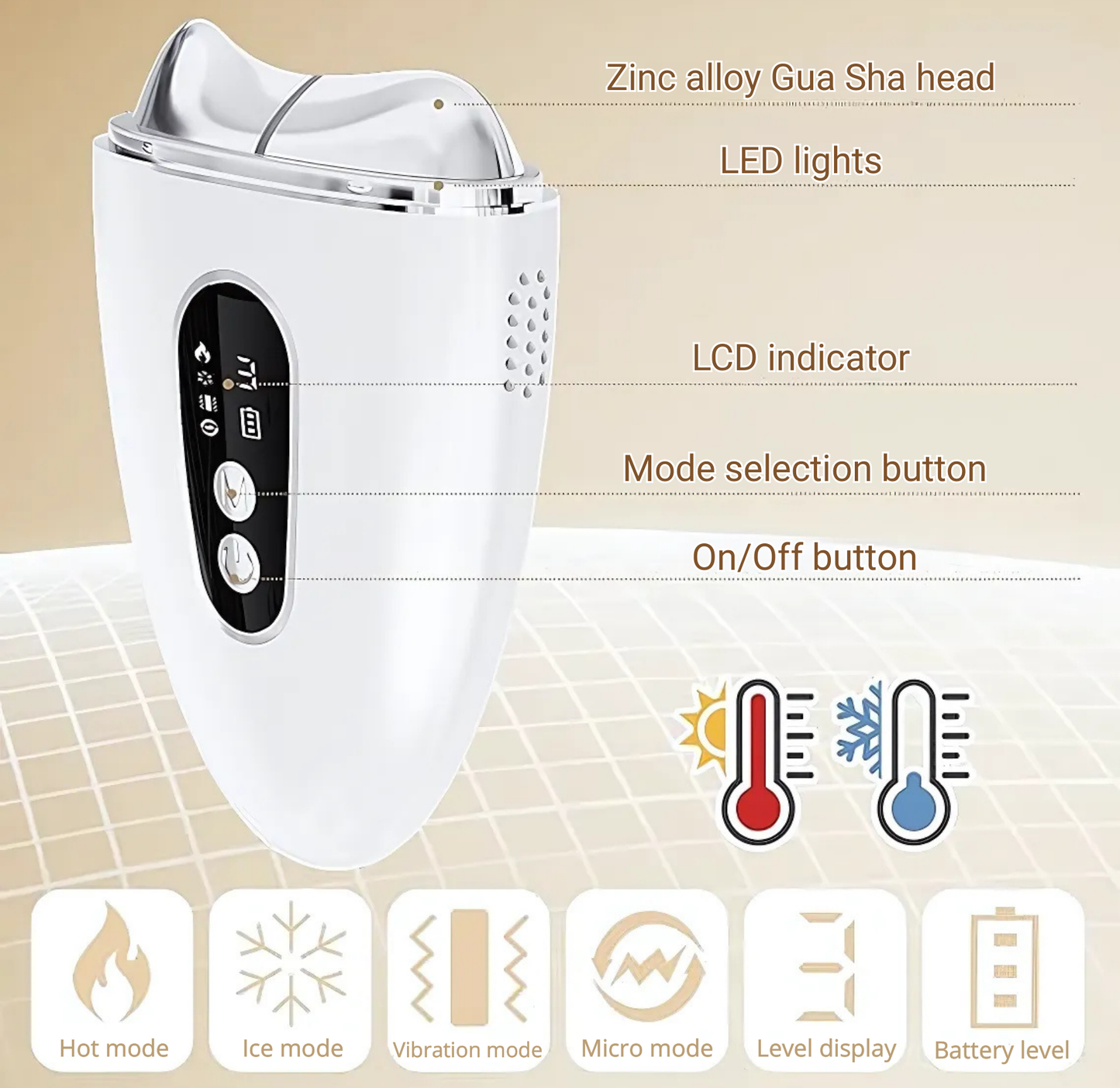 Hot & Cold Dual-Mode Electric Gua Sha