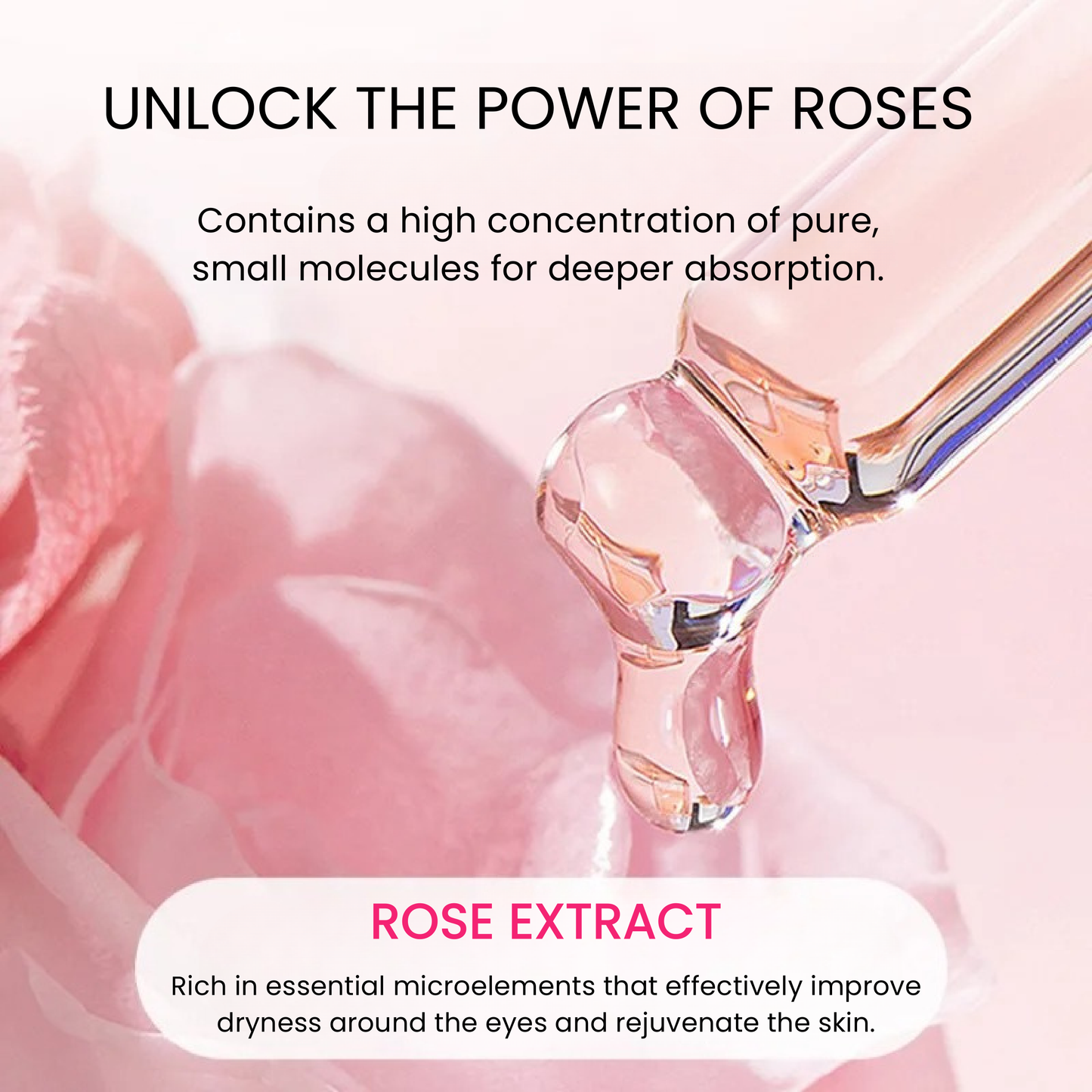 BIOAQUA - 60pcs Rose Hyaluronic Acid Eye Patches