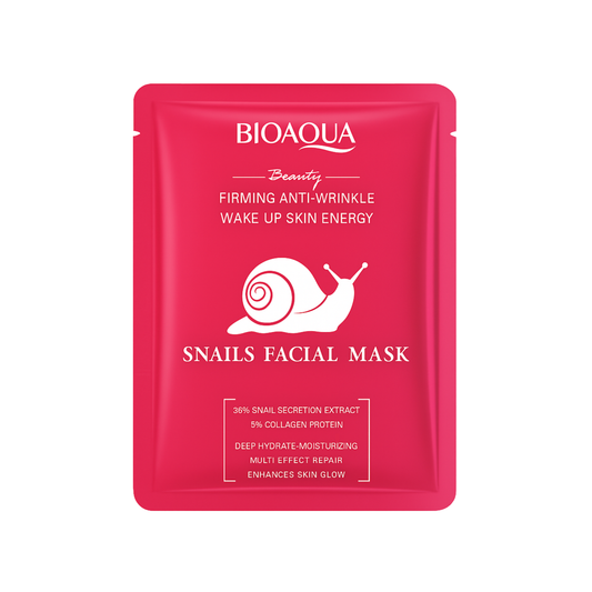 BIOAQUA - Rejuvenating Snail Mucin Mask 5pcs