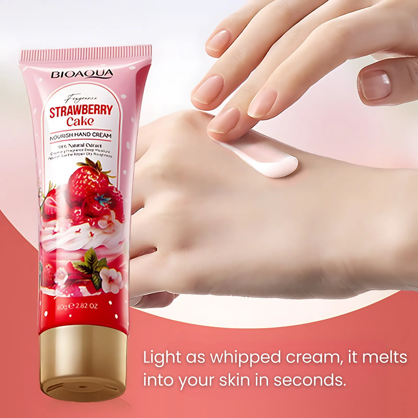 BIOAQUA - Strawberry Cake Hand Cream