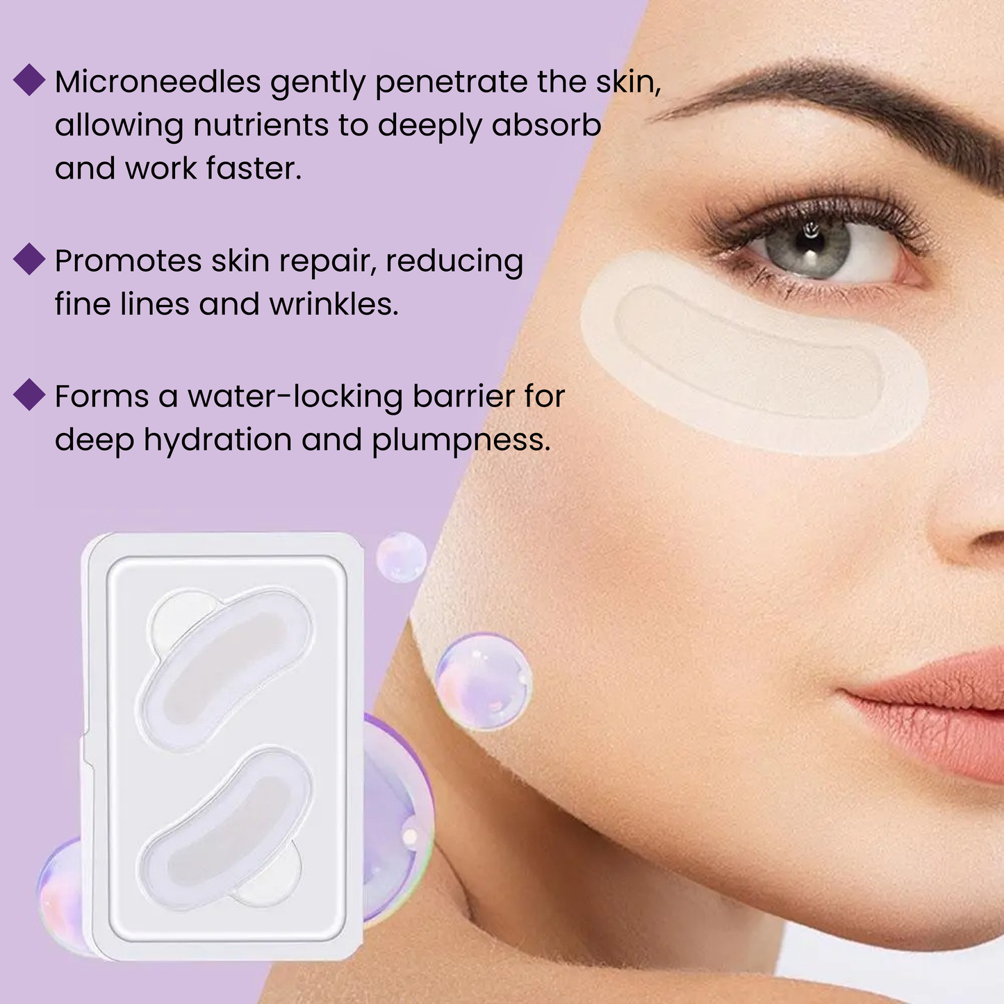 EELHOE - Serum Infused Microneedle Eye Patches