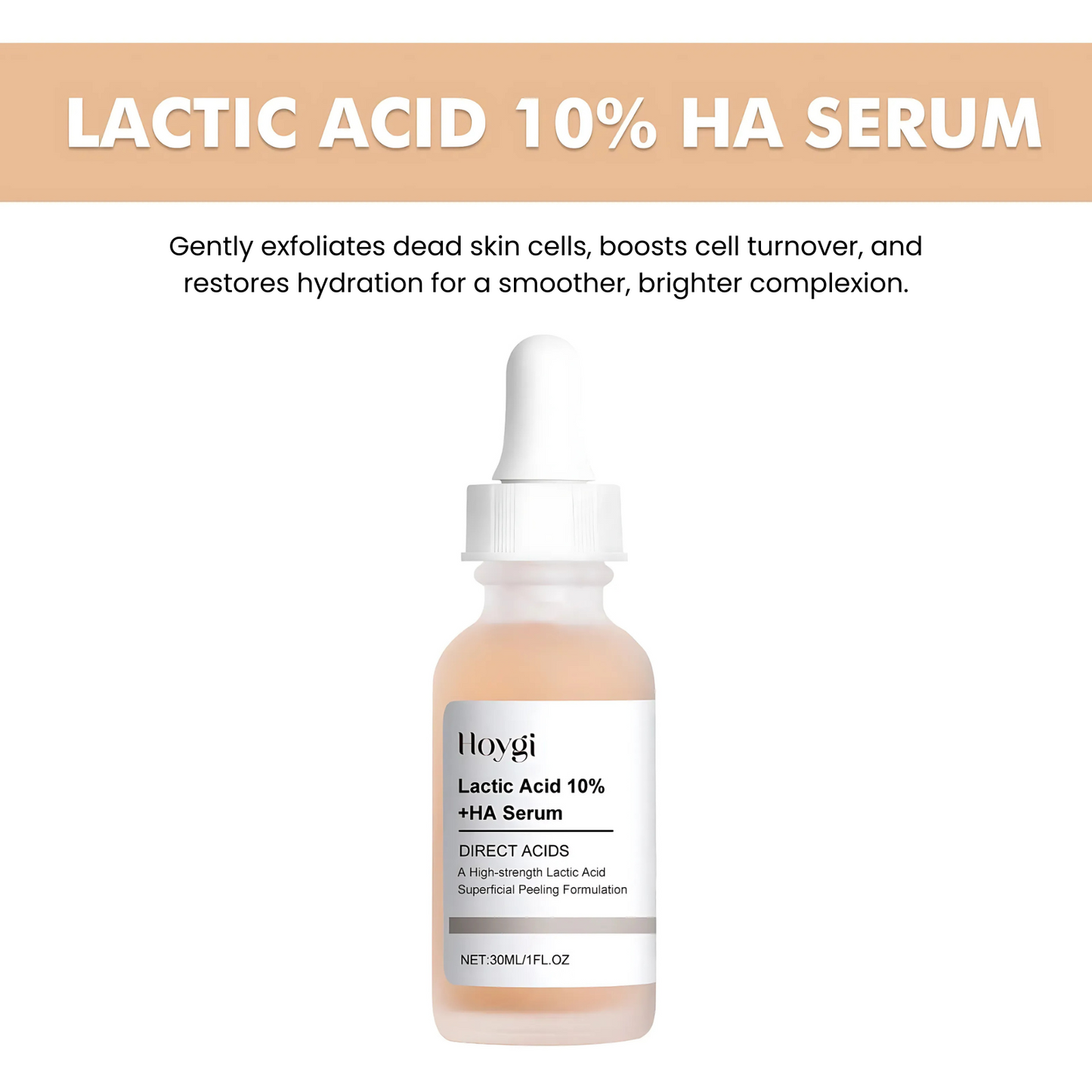 HOYGI - Lactic Acid 10% Exfoliating Serum