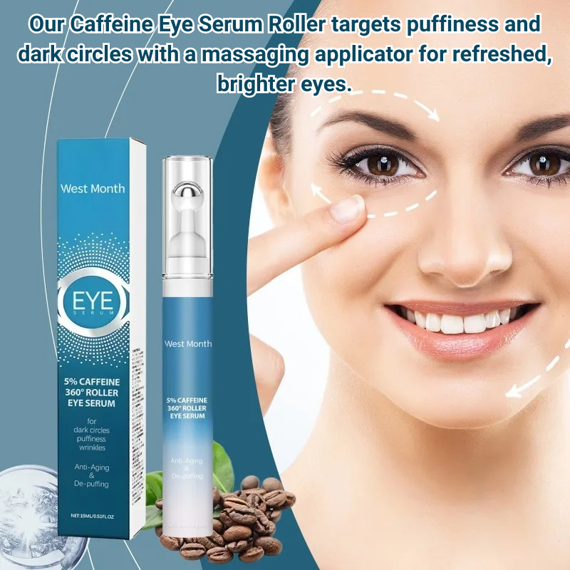 WEST MONTH - 5% Caffeine Roll On Eye Serum