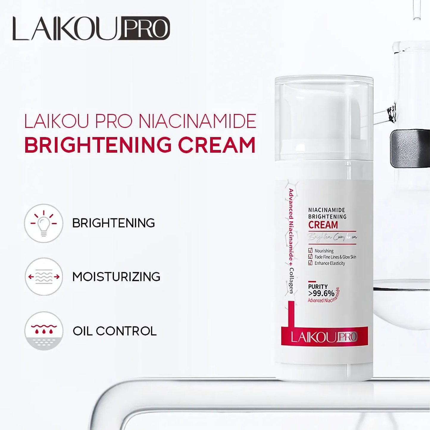 LAIKOU Pro - Brightening Niacinamide & Collagen Cream