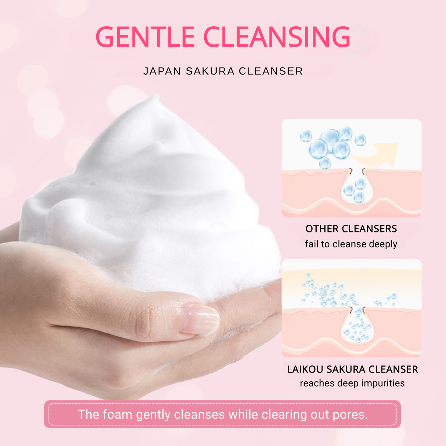 LAIKOU - Sakura Face Cleanser