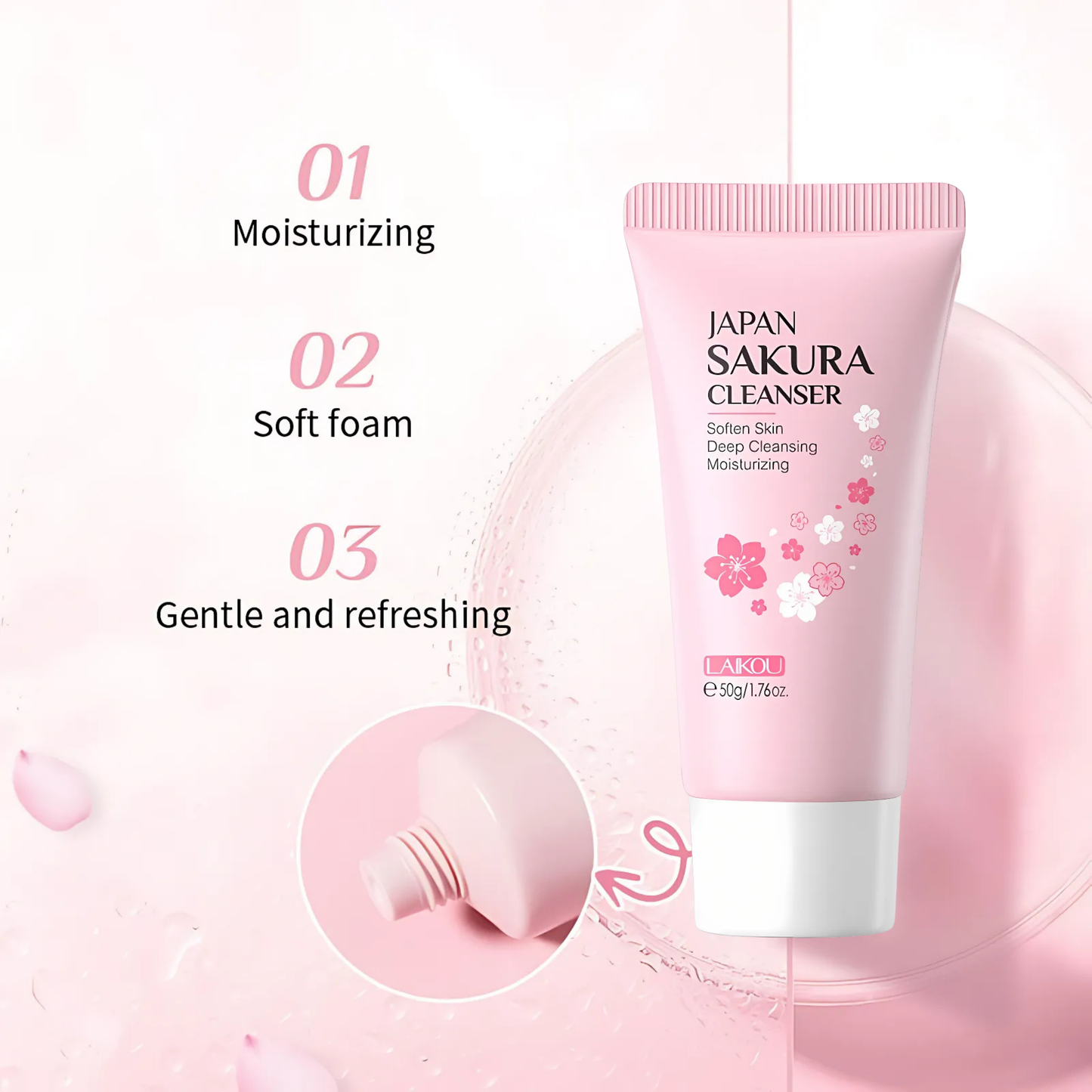 LAIKOU - Sakura Face Cleanser