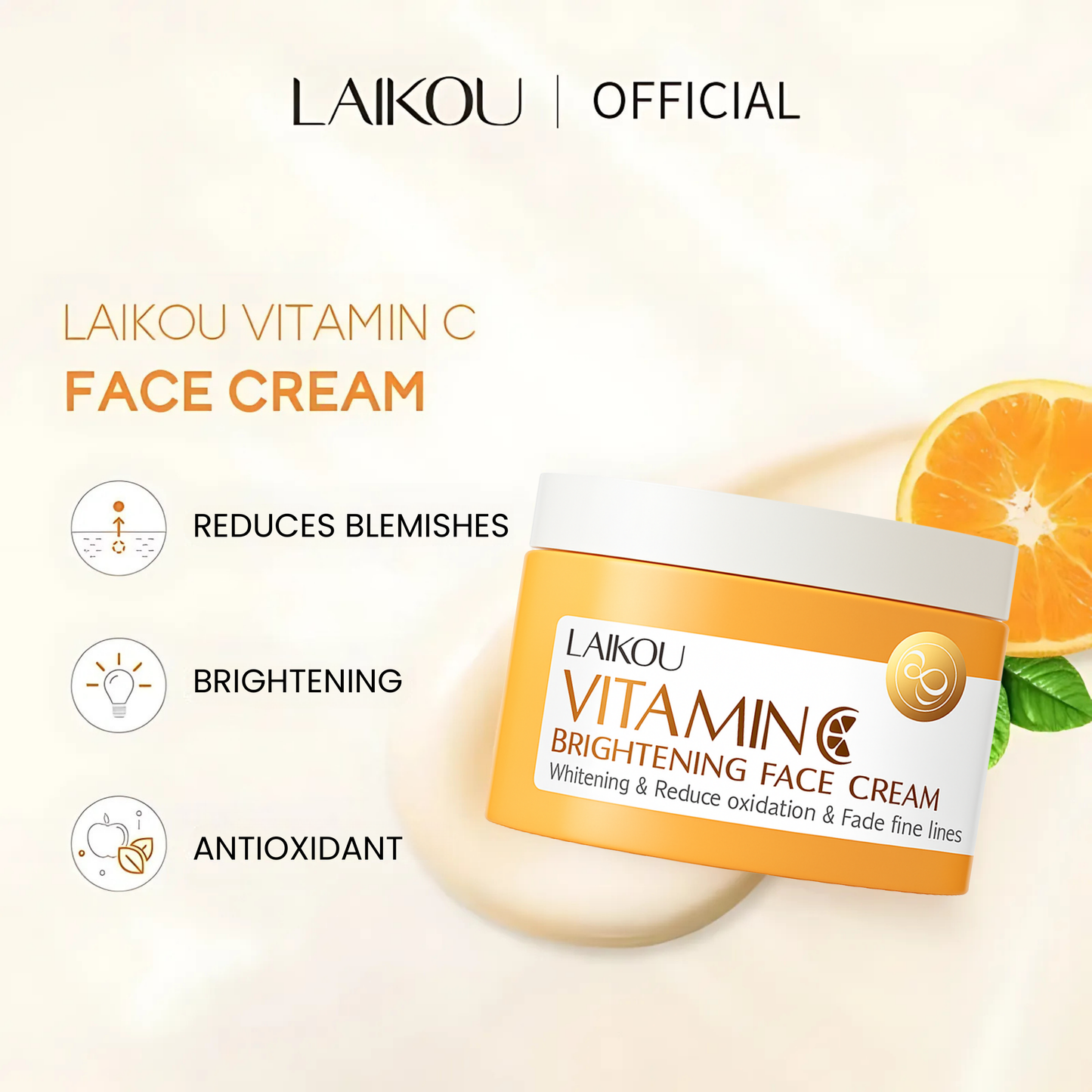 LAIKOU - Brightening Vitamin C Cream