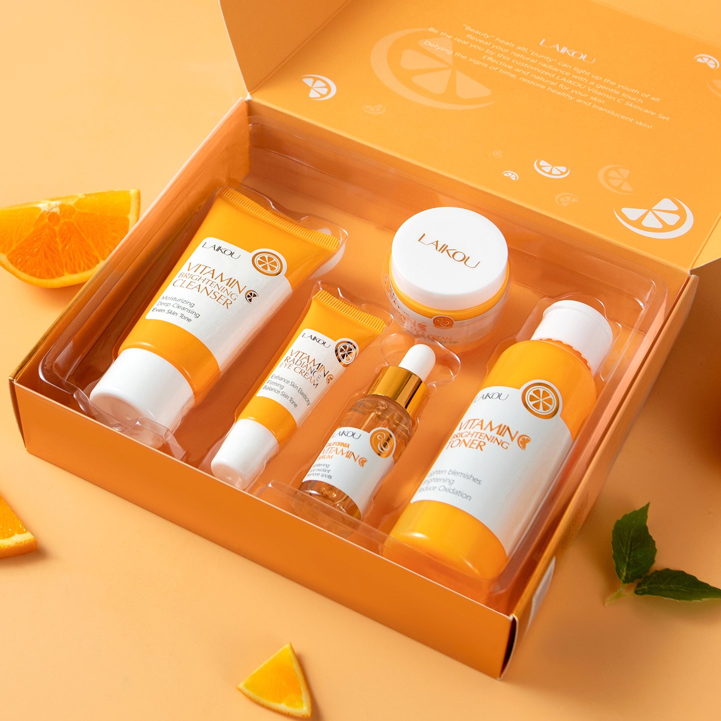 LAIKOU - Vitamin C Brightening 5pcs Set