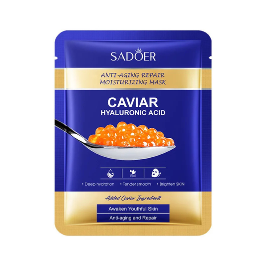 SADOER - Caviar & Hyaluronic Acid Mask 5/10pcs