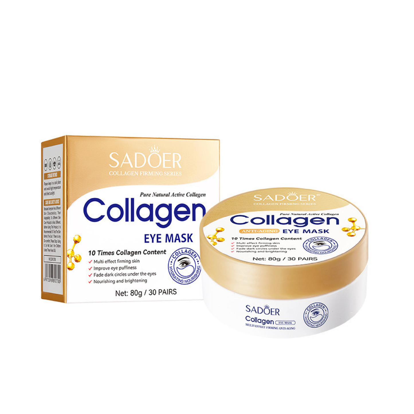 SADOER - 30pcs Collagen Eye Patches