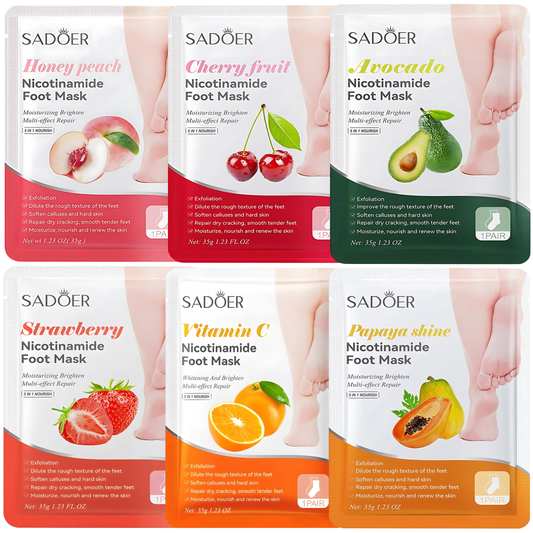 SADOER - Fruit Foot Mask 6pcs Set