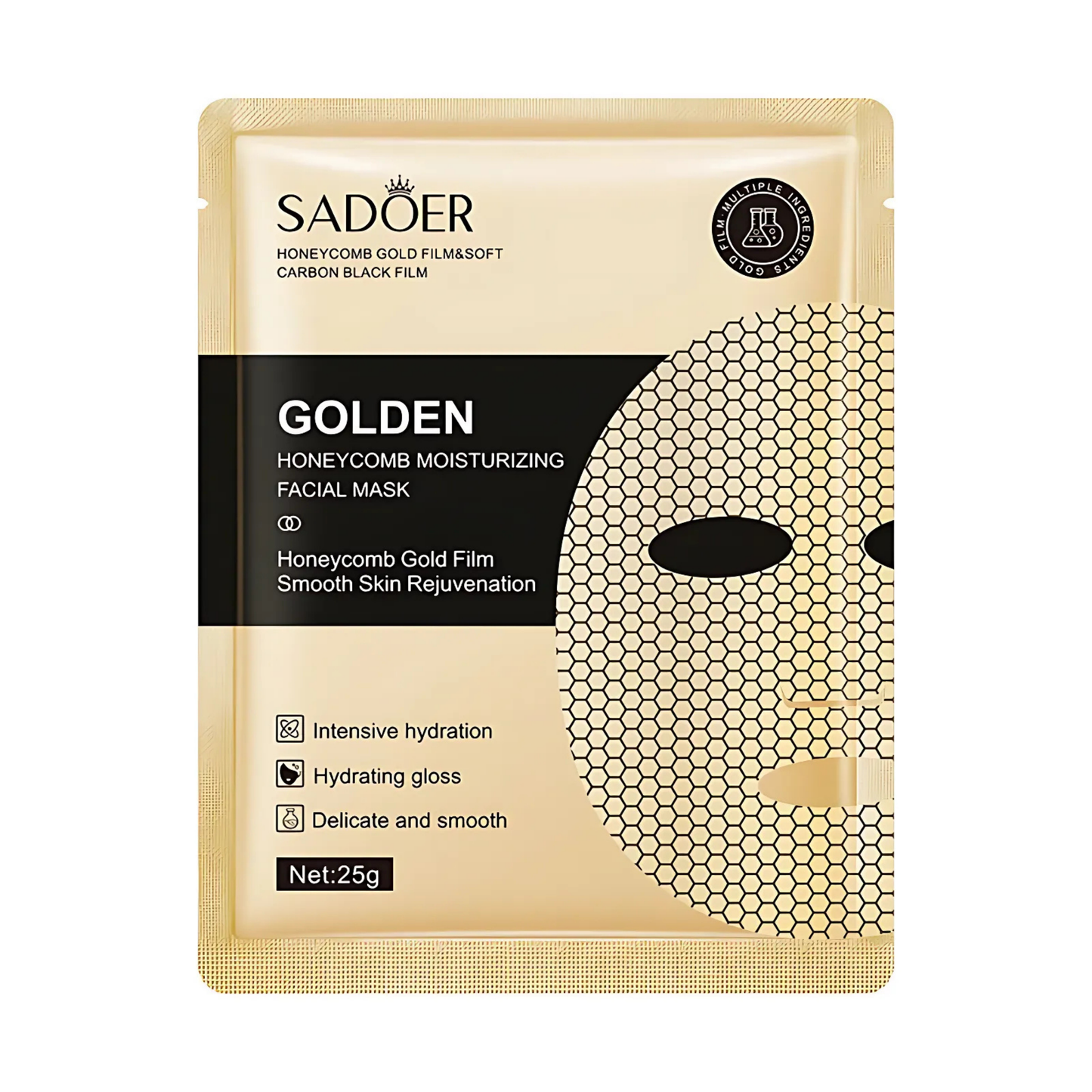 SADOER - Honeycomb Intense Absorption Mask 5/10pcs
