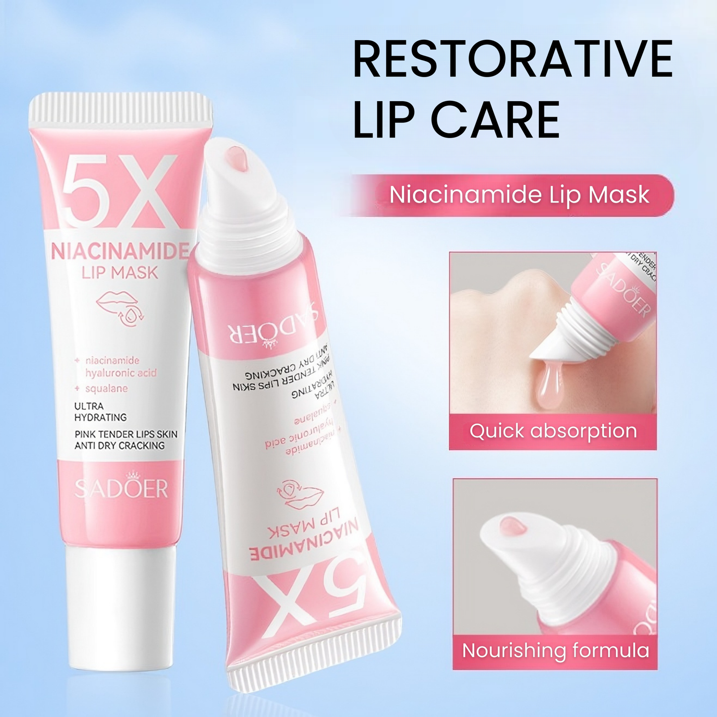 SADOER - Niacinamide Rejuvenating Lip Mask