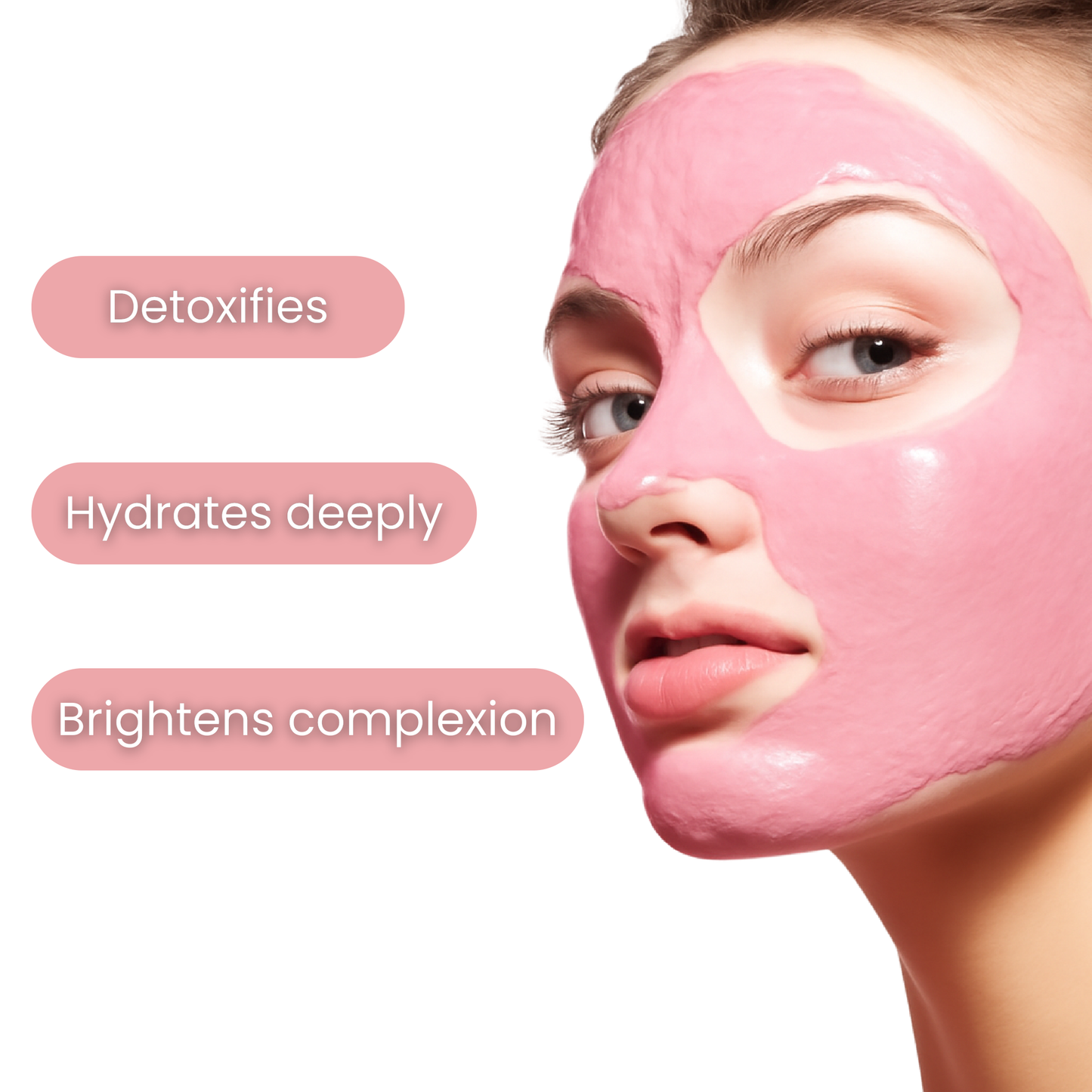 SADOER - قناع الطين المجدد بالورد