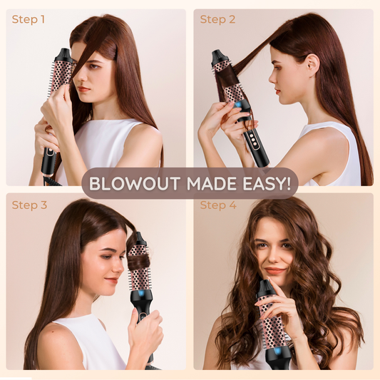 Thermal Round Brush for Blowout