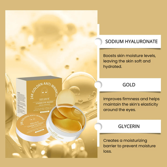 EELHOE - 60pcs Gold Infused Eye Patches