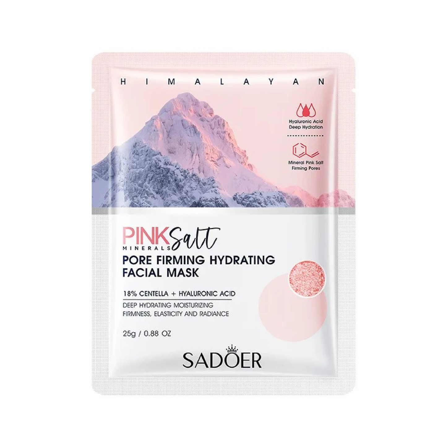 SADOER - Pink Himalayan Salt Mask 5/10pcs