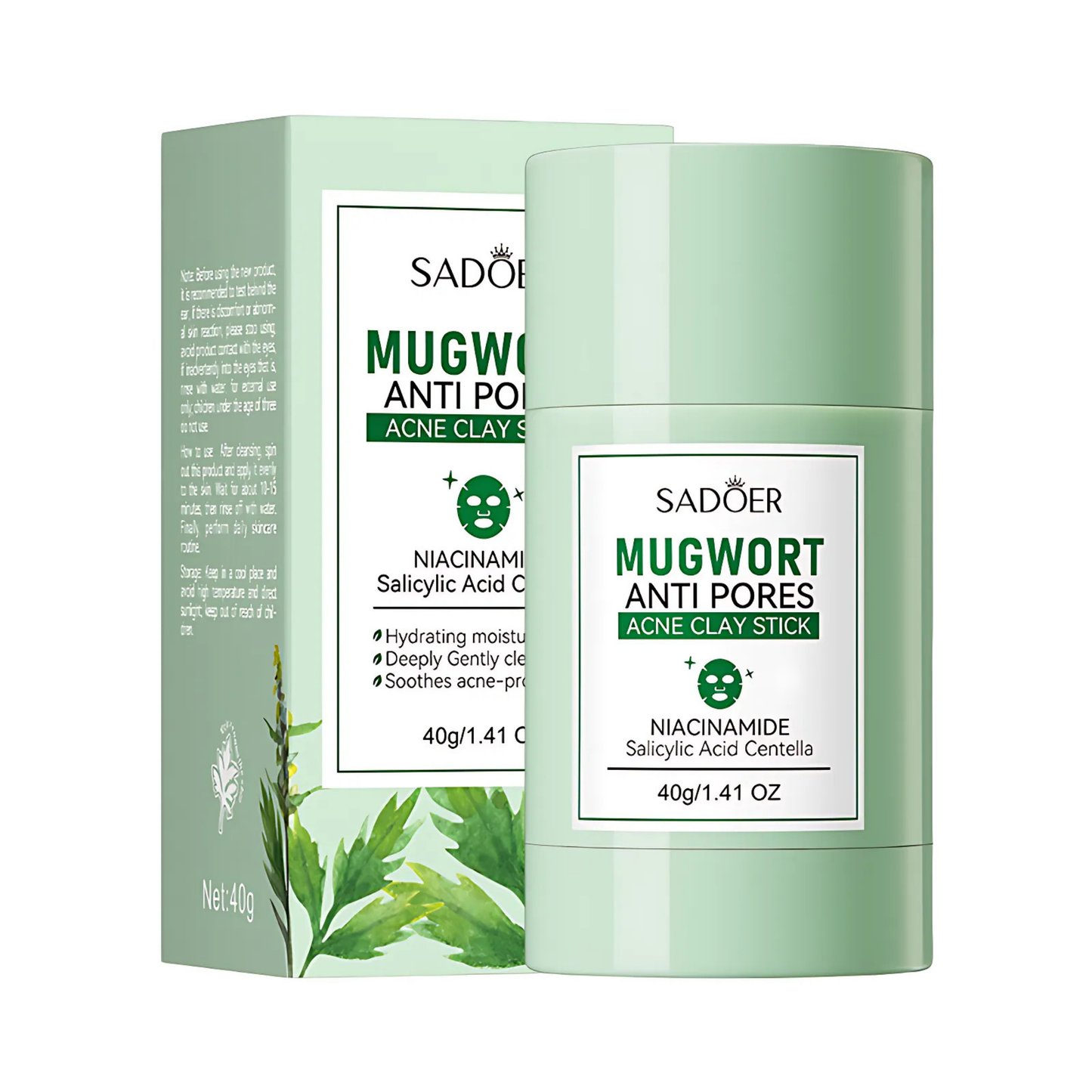 SADOER - Mugwort Clarifying Clay Mask Stick